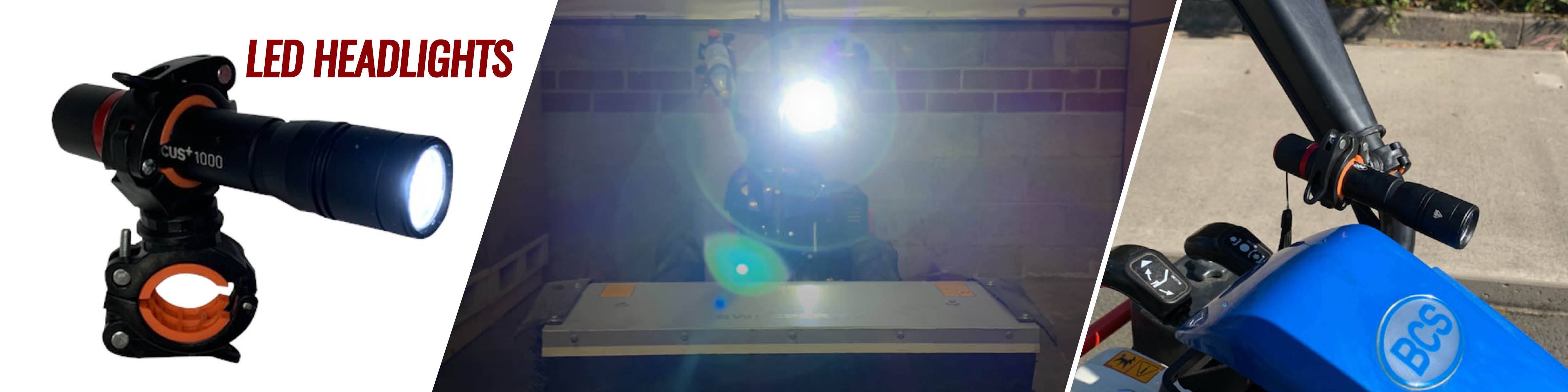 New: Handlebar-Mounted LED Headlights